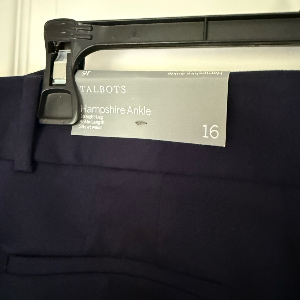 Talbots Hampshire Ankle Pants - Navy